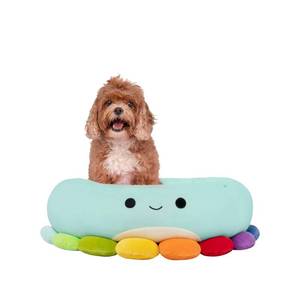 lot 11907 image: Squishmallows Original 24-Inch Jerrika The Octopus Pet Bed - Medium Sized Ultrasoft Official Plush Pet Bed