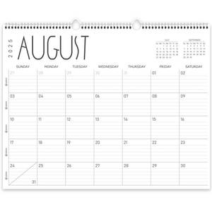 lot 11917 image: Guasslee Large Wall Calendar 2025-2026, 12 Monthly Calendar from 2025 June-May 2026 Jumbo 22x17 Hanging DeskWall Planner with Spiral Bound for School Home Office Organizing