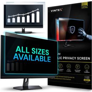 lot 11919 image: Acrylic 21.5 Inch Computer Privacy Screen Filter for Widescreen Computer Monitors - 19.3 x 11.3 (491 x 288mm) - Monitor Frame Hanging Type