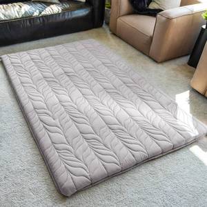 lot 11925 image: ZonLi Japanese Floor Mattress Futon Mattress Full Size, Thicken Roll Up Tatami Mat w 100% Cotton Washable Cover, Portable & Foldable Floor Bed Mattress for Sleeping, Dormitory, Adult Kids, Grey