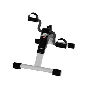 lot 12898 image: Under Desk Bike Pedal Exerciser with Calorie Tracker and Adjustable Resistance - Mini Foldable Indoor Home Gym Exercise Equipment by Wakeman