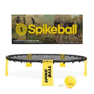 lot 12935 image: Spikeball The Original Kit 1-Ball Game Set - Outdoor, Yard & Camping Games - Includes Ball, Net, Drawstring Bag & Rulebook Set