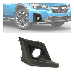 lot 13905 image: Kojem Right Fog Light Bezel Compatible with 2018-2020 Subaru Crosstrek Replacement for 57731FL082 Driving Lamp Trim Cover WFog Light hole (Passenger Side Right RH)