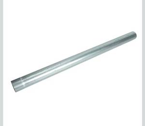 lot 13909 image: Silver Galvanized Straight Exhaust Pipe Tubing Steel Straight Tube Piping 4FT Long 3 Inch OD 48 inch Tailpipe Exhaust Pipe Exhaust System