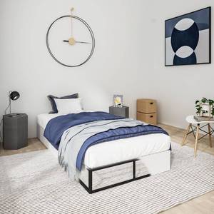 lot 30133 image: Qingzhou Box Spring Twin Bed Bases, 9 Inch High Metal Twin Box Spring Only, Heavy Duty Mattress Foundation with Fabric Cover, Easy Assembly, Quiet Noise Free, Non Slip, Black