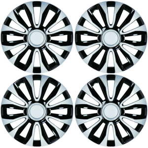 lot 60745 image: Evolution BlackSilver 15  Wheel Cover (Set of 3)