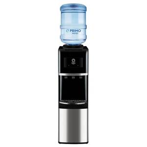 lot 60756 image: Primo Deluxe Freestanding Water Dispenser - Black 5 Gallon Hot & Cold Water Cooler, Energy Star Certified, 500W