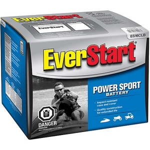 lot 60761 image: EverStart PowerSport Battery, ES-16CLB