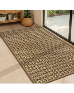 lot 61628 image: LEKEEPGO Door Mat Indoor Entrance 24x36, Absorbent Indoor Door Mat, Non Slip Rubber Backing Inside Door Mats, Washable Floor Mat, Low-Profile Doormat for Front Door, Entryway, Entrance, Brown