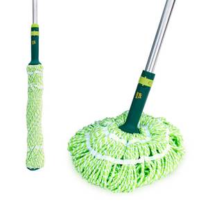 lot 61629 image: Pine-Sol Microfiber Mop Self Wringing �� Easy Squeeze Twist Design for Wet Mopping  Household Cleaning Tool for Tile, Linoleum, Laminate Floors  Extendable Metal Handle