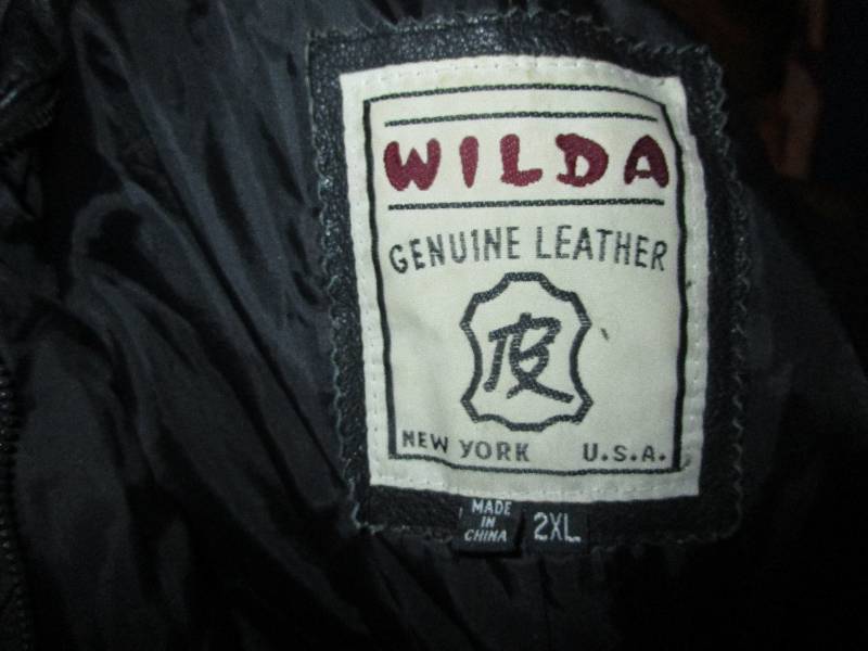 wilda genuine leather coat