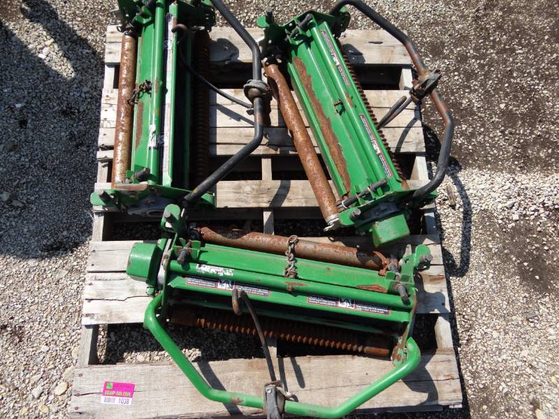 lot 1038 image: (3) John Deere Reel Mower Reels