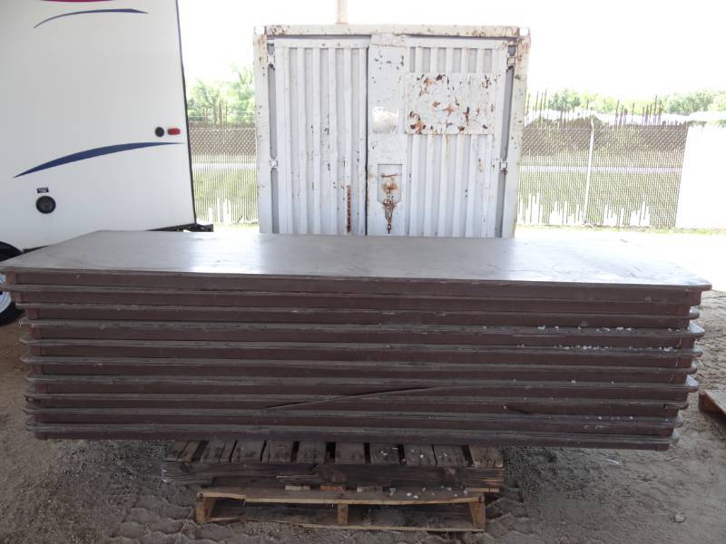 lot 1079 image: (10) Brown Folding Leg Flat Tables