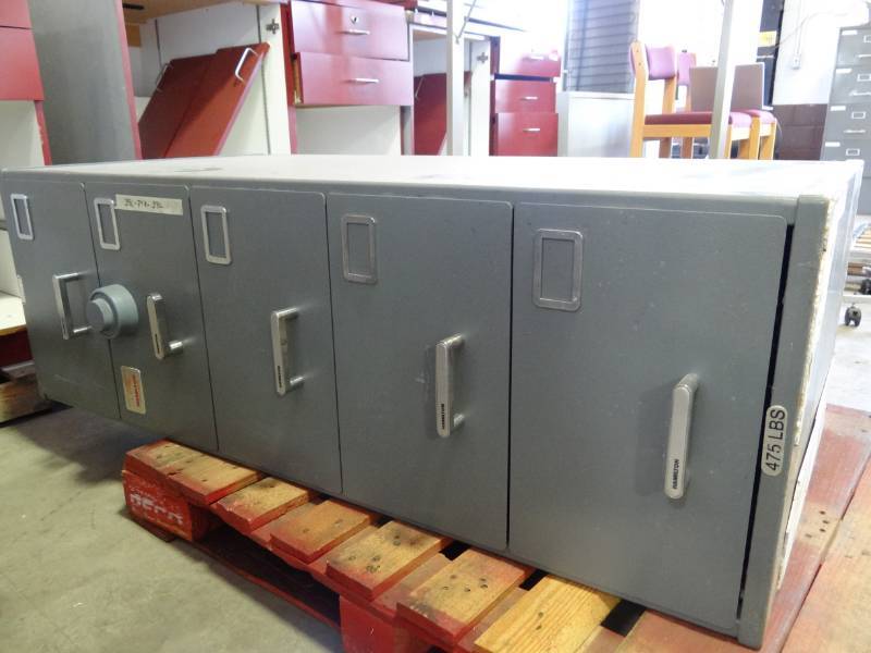 lot 1097 image: Hamilton 5 Drawer Fire File Cabinet