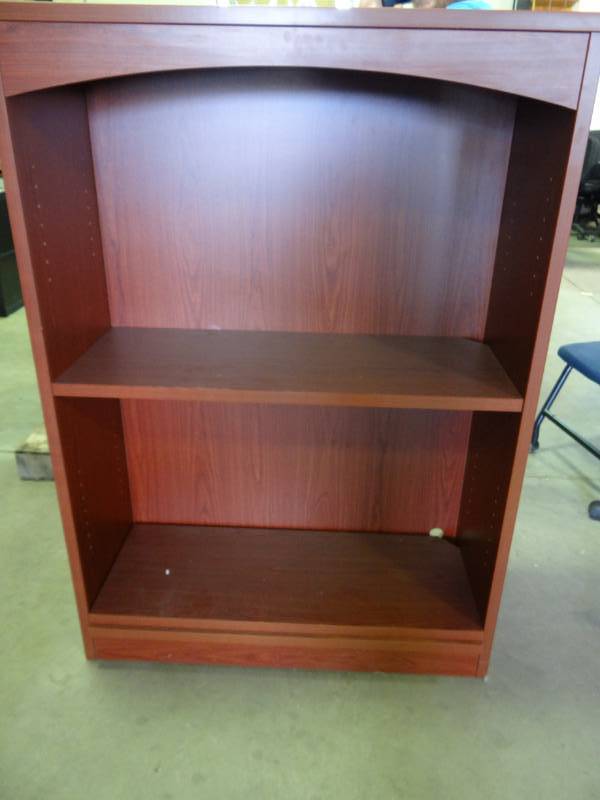 lot 1128 image: (1) Cherry Book Shelves