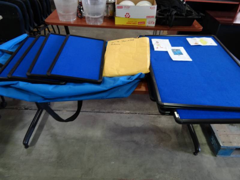 lot 1134 image: Lot Of Show And Fold Portable Display Boards