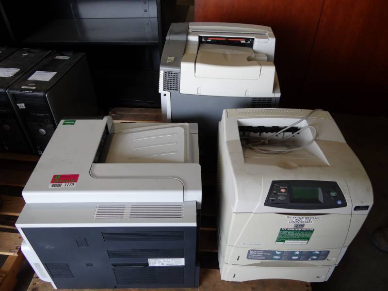 lot 1170 image: (3) Large Desk Top Printers