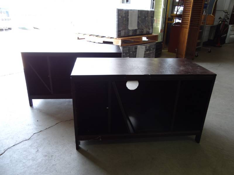 lot 1153 image: (2) Small Entertainment Centers