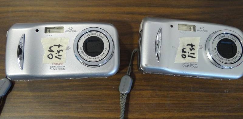 lot 1214 image: (2) Olympus Digital Cameras