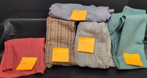 lot 132 image: Vintage Woven Fabric-See Details in photos