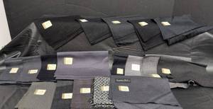 lot 137 image: Vintage Tailors Wool Fabric Swatch Collection