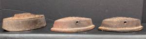 lot 221 image: Vintage Asbestos Sad Iron Bases Collection