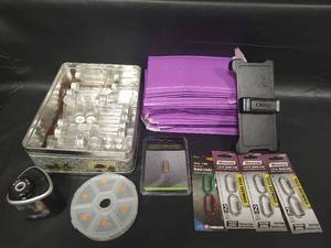 lot 333 image: Assorted Lot - Bubble Mailers, OtterBox, Mini Glass Storage Containers and More