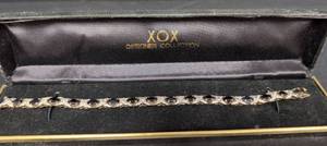 lot 356 image: XOX Designer Collection Sapphire() Tennis Bracelet