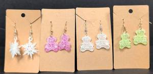 lot 361 image: Handmade Glitter Earring Collection