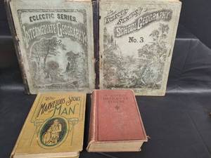 lot 377 image: Educational Book Collection, The Marvelous Story of Man, The General History of Europe and Eclectic Series History Books