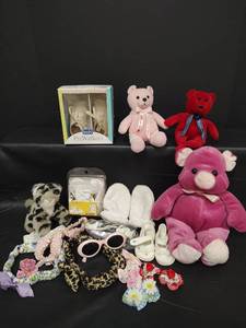 lot 391 image: Baby Accessories Collection with Plush Bears