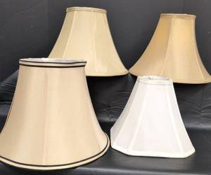 lot 409 image: Classic Bell Lamp Shades