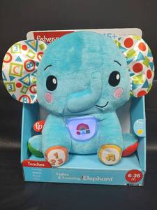 lot 476 image: Fisher-Price Lights & Learning Elephant Interactive Plush Toy