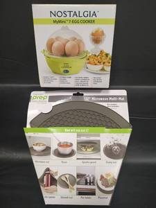lot 477 image: Kitchen Essentials Bundle - Egg Cooker and 12 Microwave Multi Purpose Mat
