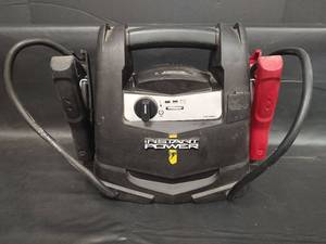 lot 569 image: Schumacher Instant Power XP400W Jump Starter with Built In Battery Level Indicator and Heavy Duty Jumper Cables