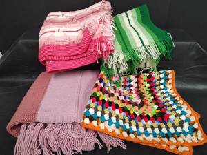 lot 583 image: Handmade Crochet Lap Blanket Collection