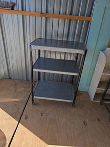 lot 811 image: Mid-Century Cosco 3-Tier Rolling Cart