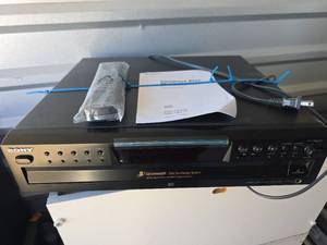 lot 859 image: Sony CDP-CE375 5-Disc CD Changer with Remote- Appears never used