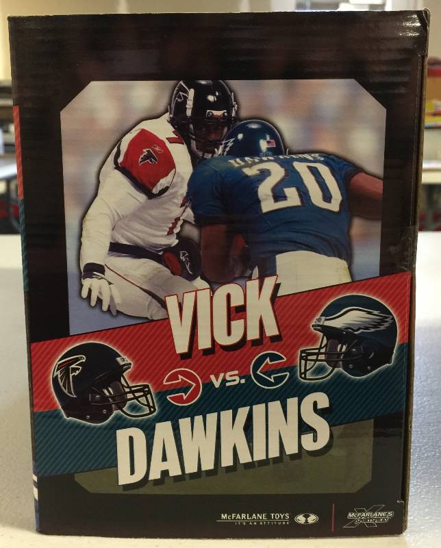 Michael Vick and Brian Dawkins Macfarlane Toys 