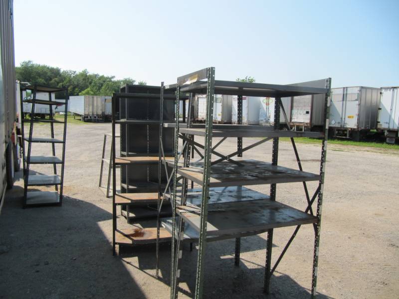 lot 132 image: PARTS SHELVING -A TOTAL OF 7 SHELFS (5) 36L X 24W (2) 36L X 18W