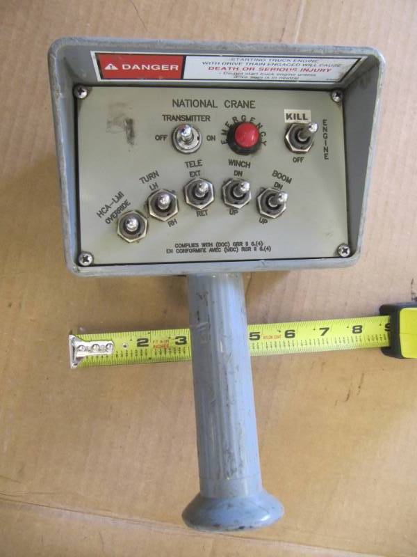 lot 194 image: NATIONAL CRANE TRANSMITTER REMOTE CONTROL  MODEL TX-P1