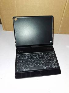 lot 5025 image: iPad 360° Swivel Case with Backlit Keyboard
