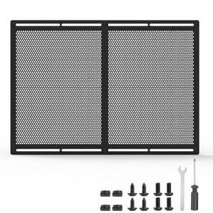 lot 65463 image: Kessainely RV Entry Screen Door Grille,Upgraded Adjustable 16-31 in Width, 21.26 in Height, Metal Entry Screen Door Protector,Camper Screen Door Grill,RV Door Defender