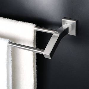 lot 65467 image: Alise Bath Double Towel Bars Towel Racks for Bathroom,Wall Mount Towel Holder Heavy Duty SUS304 Stainless Steel Towel Hanger Towel Rail,Brushed Nickel,24 Inch