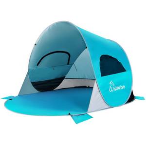 lot 65474 image: WolfWise UPF 50 Easy Pop Up 3 Person Beach Tent Sport Umbrella Instant Sun Shelter Tent Sun Shade Canopy