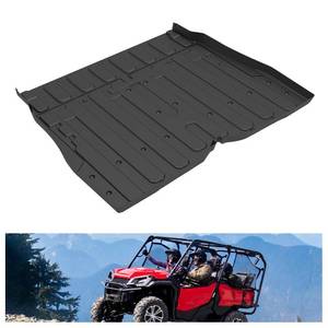lot 65482 image: KIWI MASTER Bed Liner Mat for 2016-2025 Honda Pioneer 1000-5 Accessories All Weather Protector Slush Cargo Trunk Tray Floor Mats Black