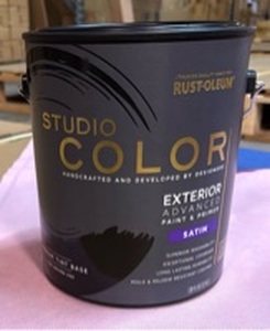 lot 17 image: Rust-Oleum Studio Color Exterior Paint & Primer - Satin Finish