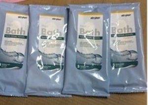 lot 23 image: Stryker Sage Bath Hygienic Full-Body Washcloths