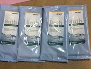 lot 25 image: Stryker Sage Bath Hygienic Full-Body Washcloths (5-Pack)