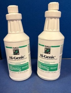lot 44 image: Franklin Hi-Genic Non-Acid Bowl and Bathroom Cleaner lot of 2